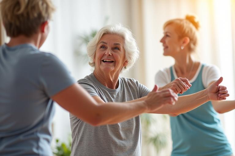 Fitness seniors mobilité équilibre